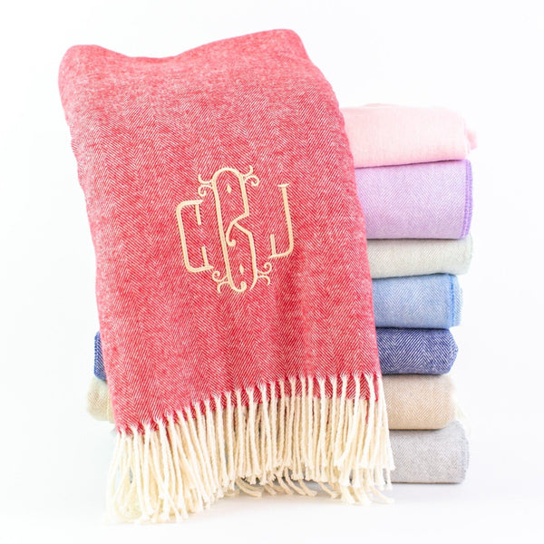 Monogrammed blankets 2025