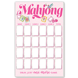 Mahjong Score Pad