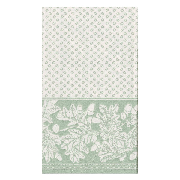 Sage Green Oak Leaves & Acorns Guest Towels