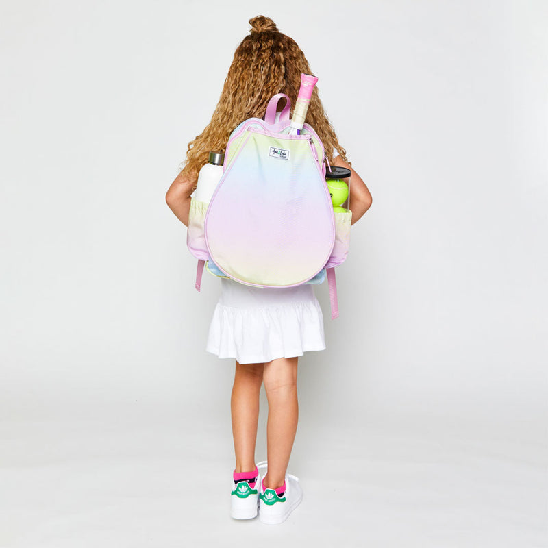 Children's Little Love Tennis Backpack - Rainbow Sherbert