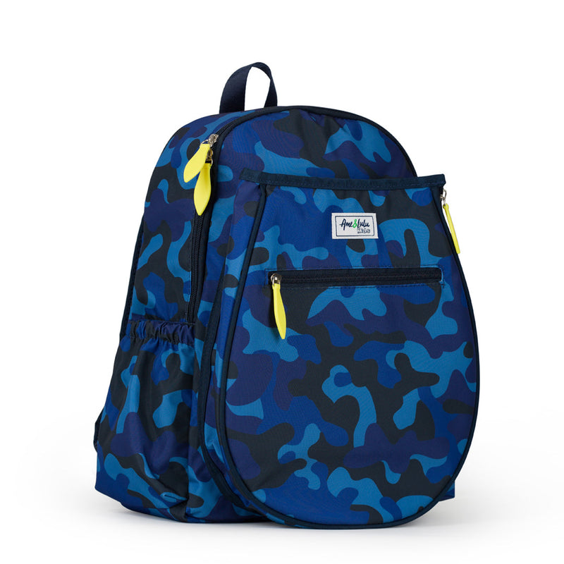 Children's Big Love Tennis Backpack - Blue Camo