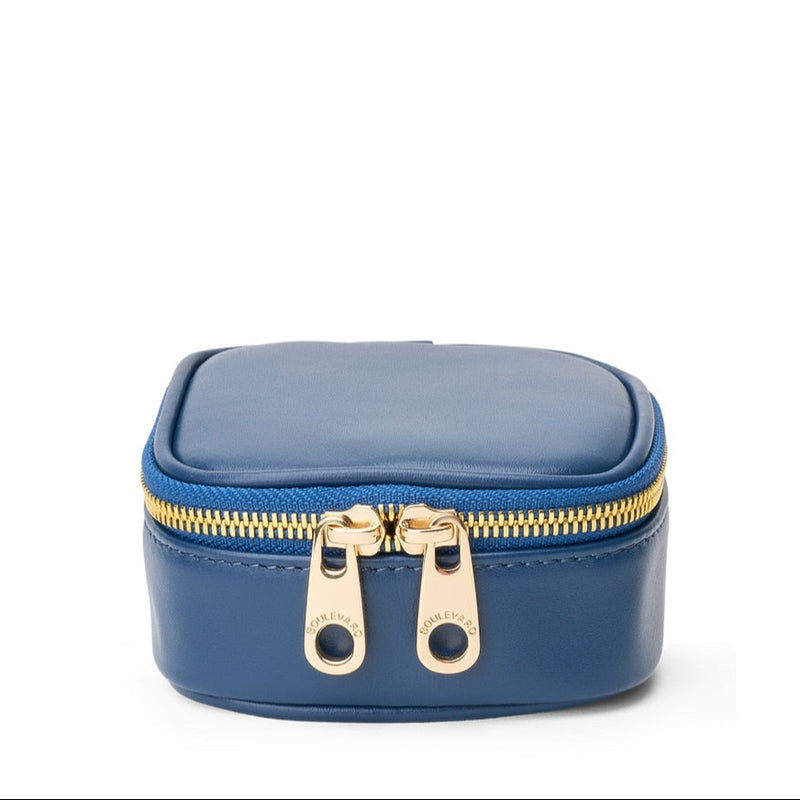 Camilla Jewelry Case - Indigo Smooth