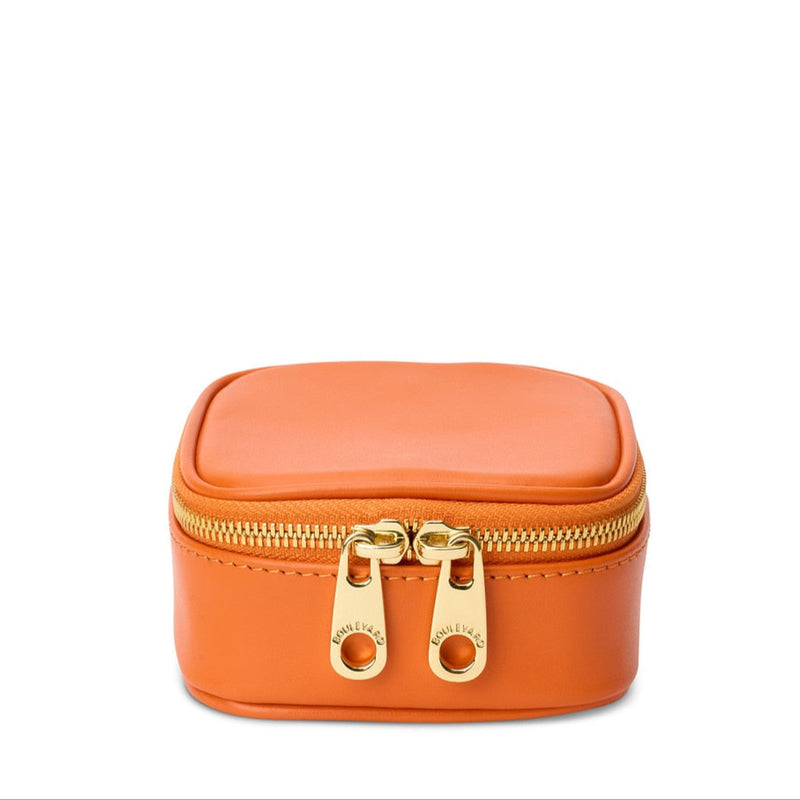 Camilla Jewelry Case - Orange Smooth