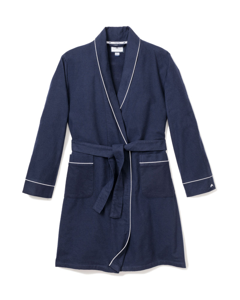 Petite Plume Kid's Navy Flannel Robe