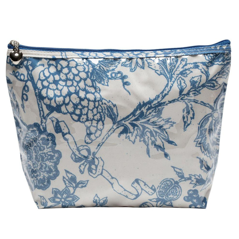 Pineapple Garden Coated Cosmetic Bag - medium