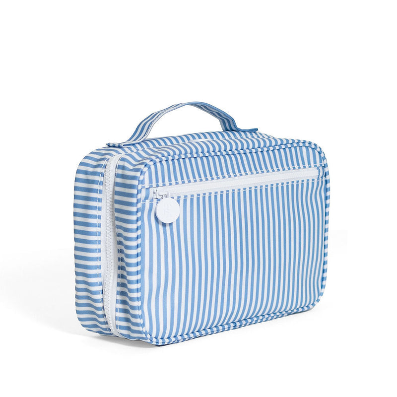 Pimlico Stripe Hanging Toiletry Bag - Chambray