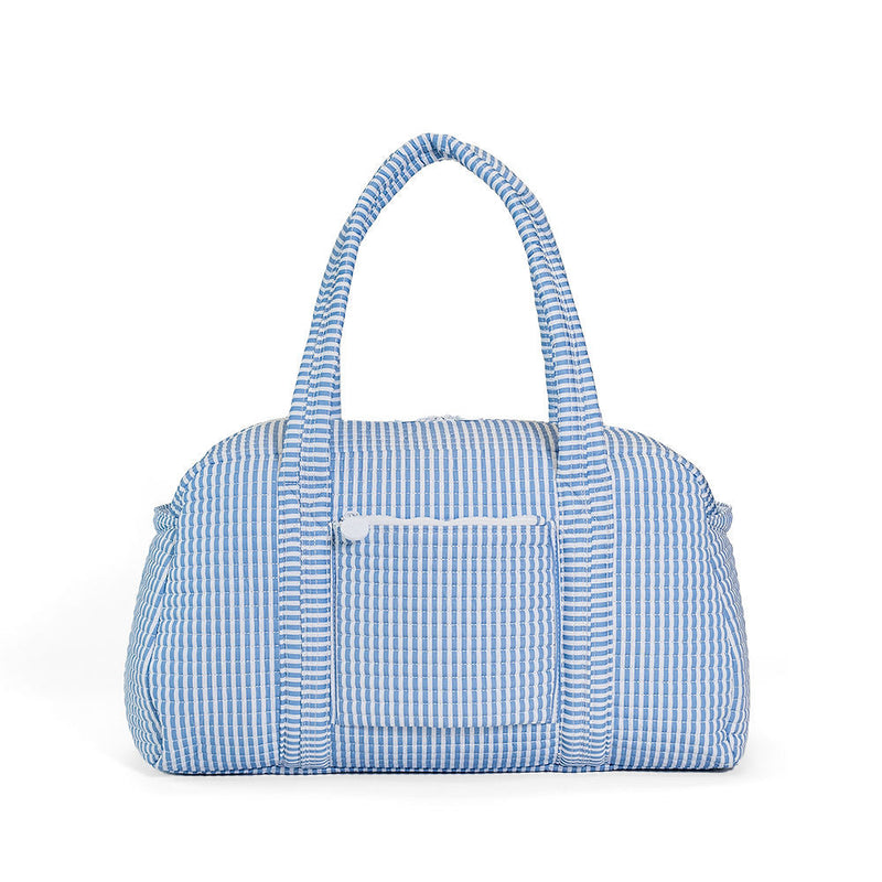 Pimlico Stripe Quilted Duffel - Chambray