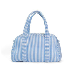 Pimlico Stripe Quilted Duffel - Chambray