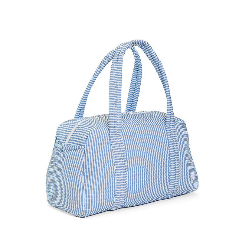 Pimlico Stripe Quilted Duffel - Chambray