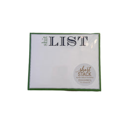 Sh*t List Short Stack Notepad