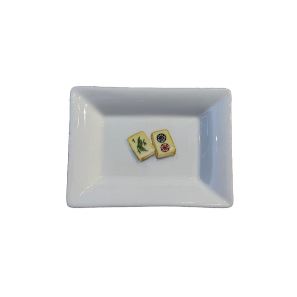 Mahjong Rectangular Dish