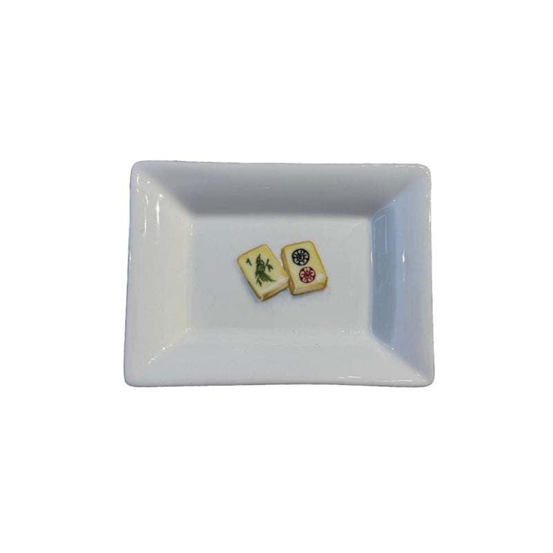 Mahjong Rectangular Dish