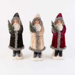 Velvet Santa Figure - Velvet Belsnickel Figure