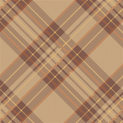 Autumn Plaid Paper Cocktail Napkins