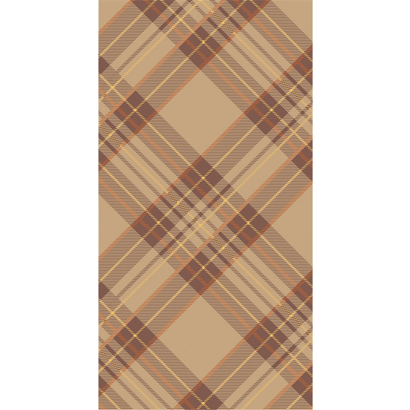 Autumn Plaid Paper Guest Towels