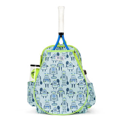 Children's Little Love Tennis Backpack - Robot Tennis