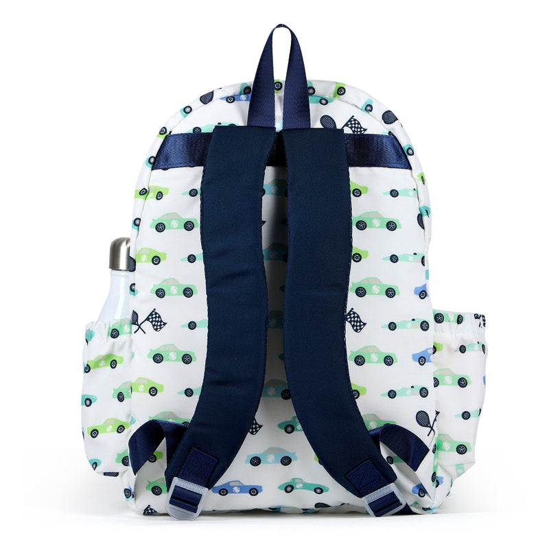 Children's Little Love Tennis Backpack - Racecars