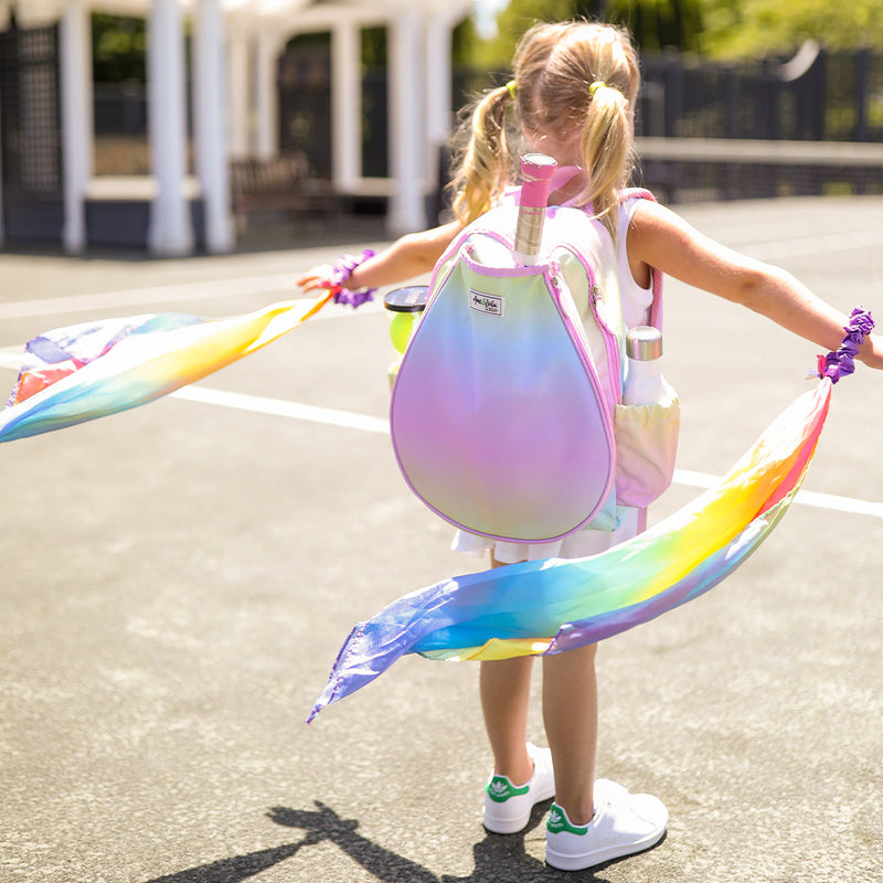 Children's Little Love Tennis Backpack - Rainbow Sherbert