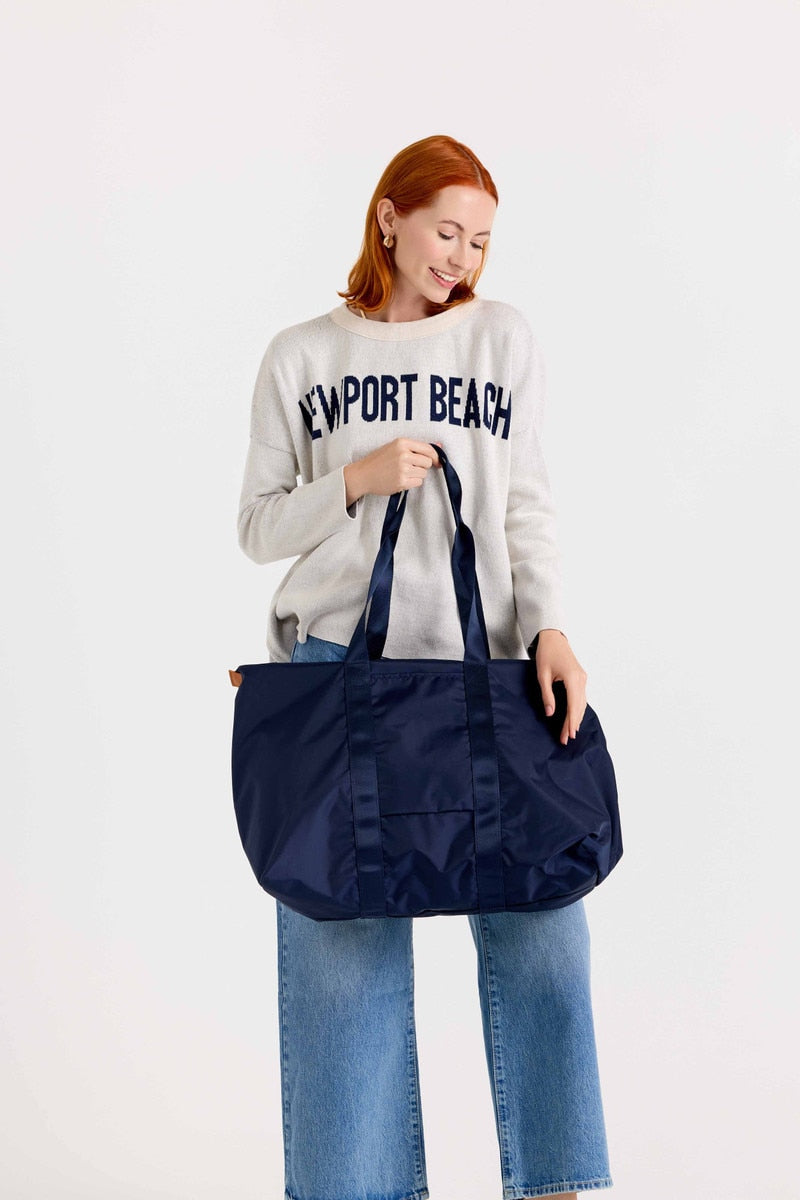 Paxton Packable Tote - Navy