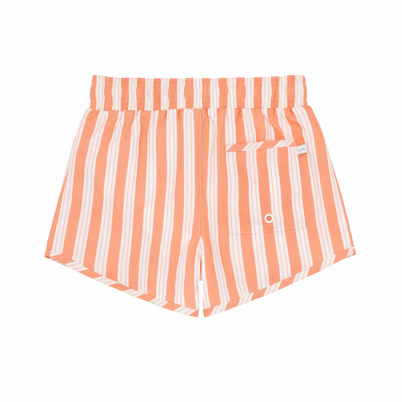 Minnow Swizzle Stripe Boardie Swim Trunks