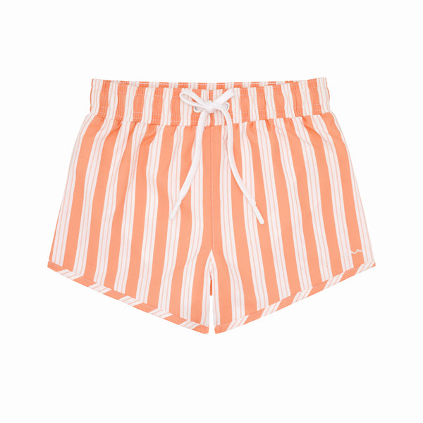 Minnow Swizzle Stripe Boardie Swim Trunks