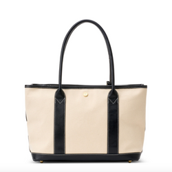 Winston Tote - Natural with Black, Panda