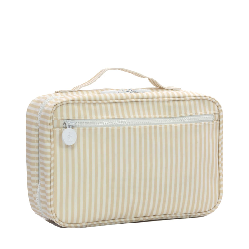 Pimlico Stripe Hanging Toiletry Bag - Sand