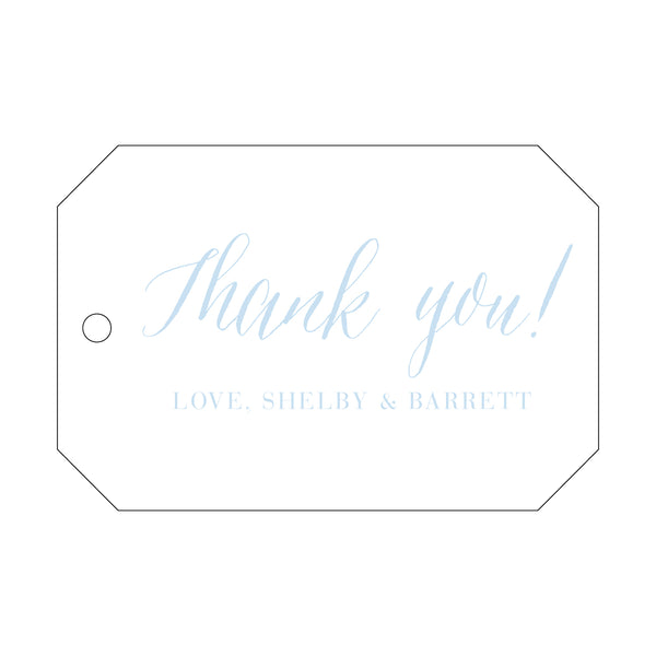 Thank You Letterpress Gift Tags