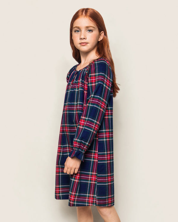 Petite Plume Girl's Windsor Tartan Nightgown