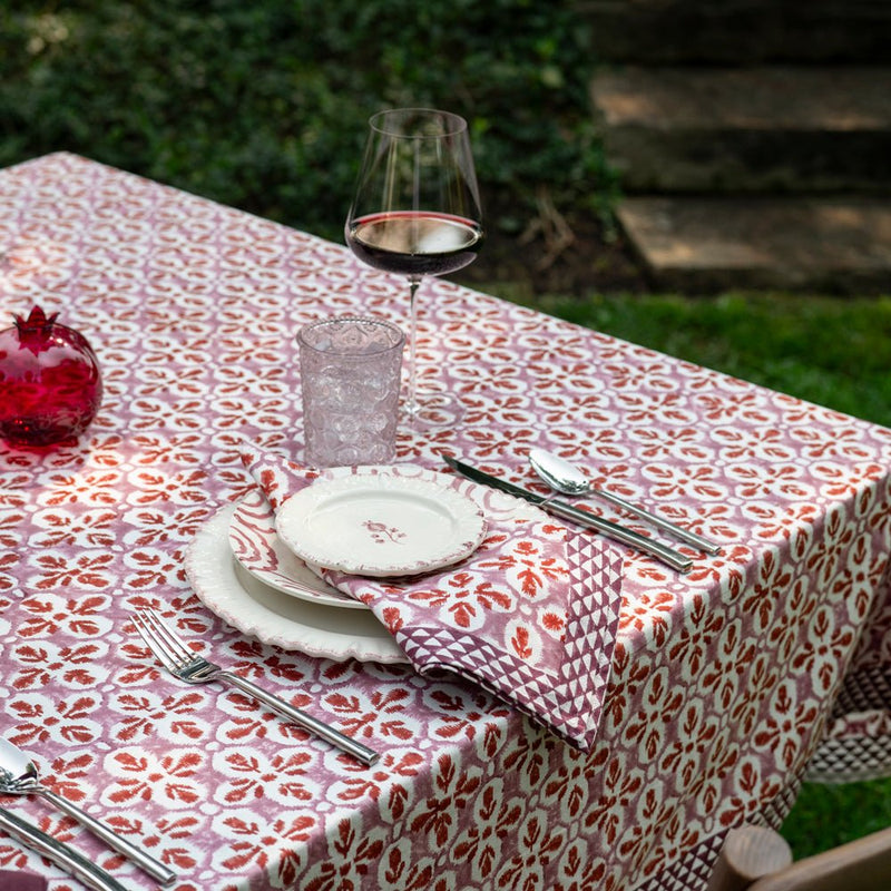 Rose Fleur de Lis Tablecloth