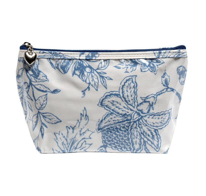 Pineapple Garden Coated Cosmetic Bag - small