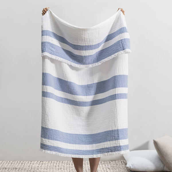 San Marino Throw Blanket - Ocean