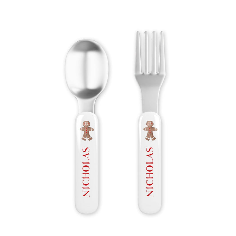 Gingerbread Man Tabletop Collection - Fork & Spoon Set