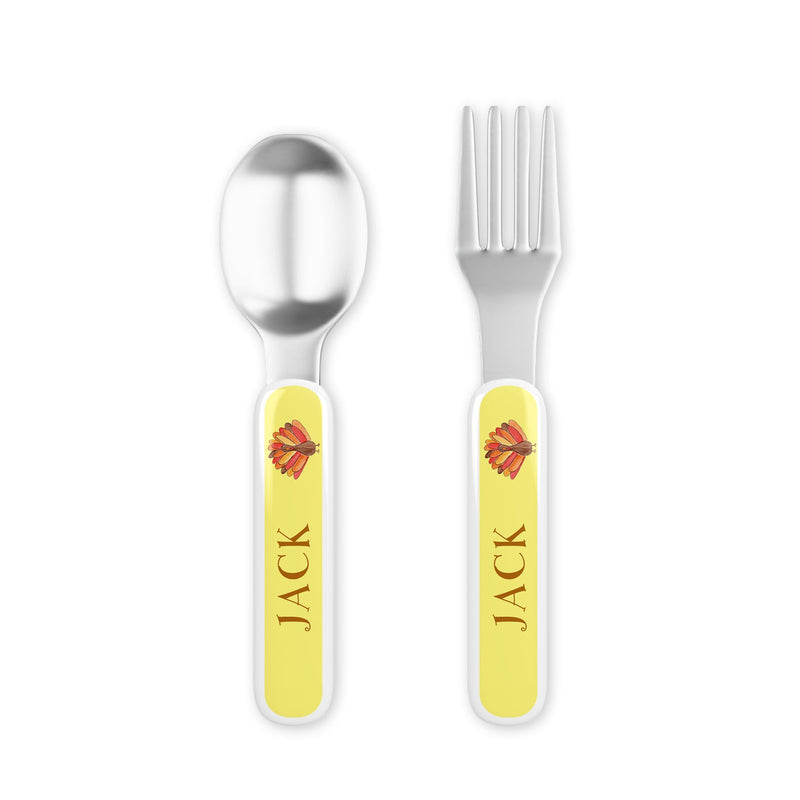 Tom Turkey Thanksgiving Tabletop Collection - Fork & Spoon Set