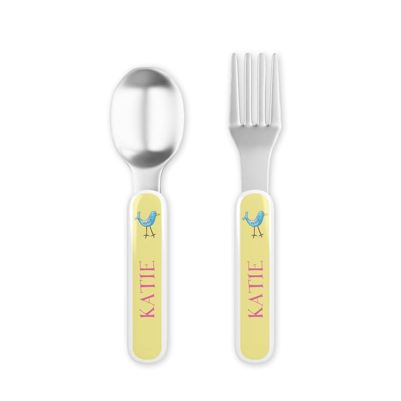 For the Birds Tabletop Collection - Fork & Spoon Set