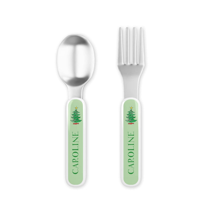 Christmas Tree Tabletop Collection - Fork & Spoon Set