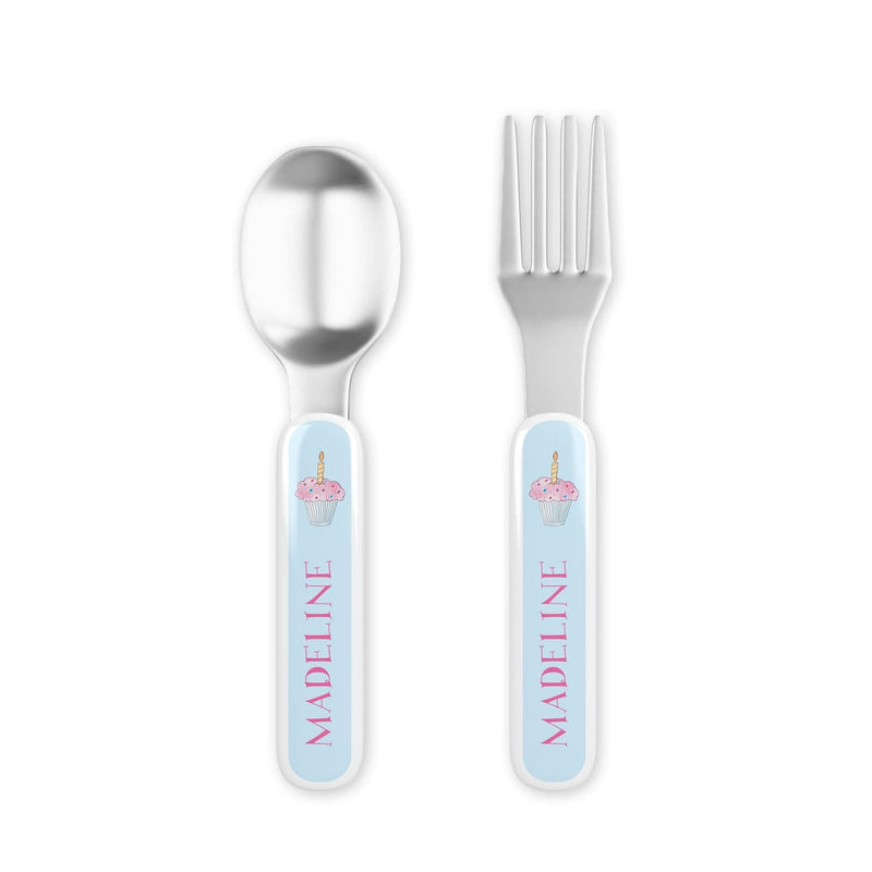 Birthday Cupcake Tabletop Collection - Fork & Spoon Set