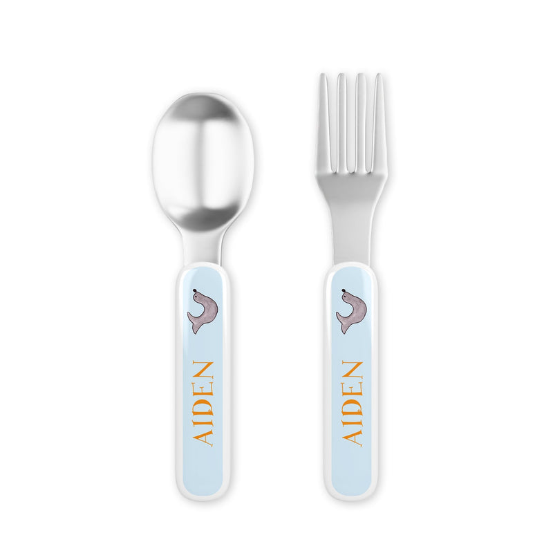 Zoo Friends Tabletop Collection - Fork & Spoon Set