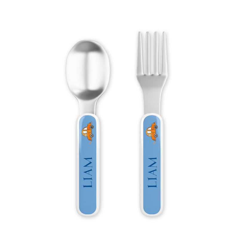 Vroom Vroom Car Tabletop Collection - Fork & Spoon Set