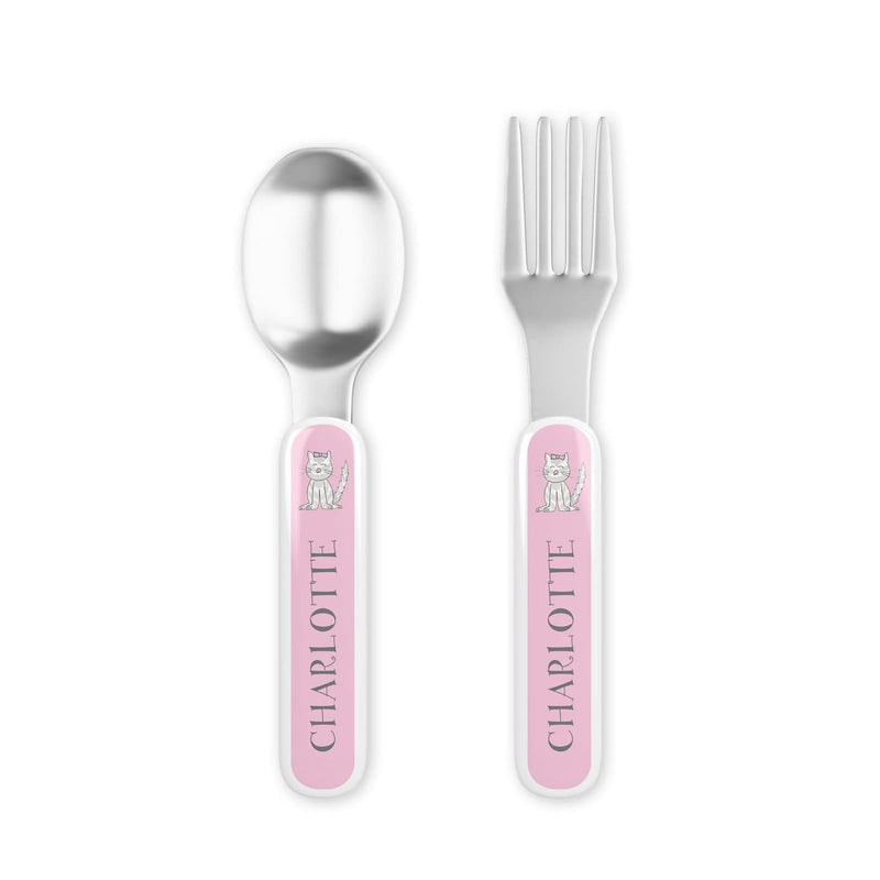 Purrfect Cat Tabletop Collection - Fork & Knife Set