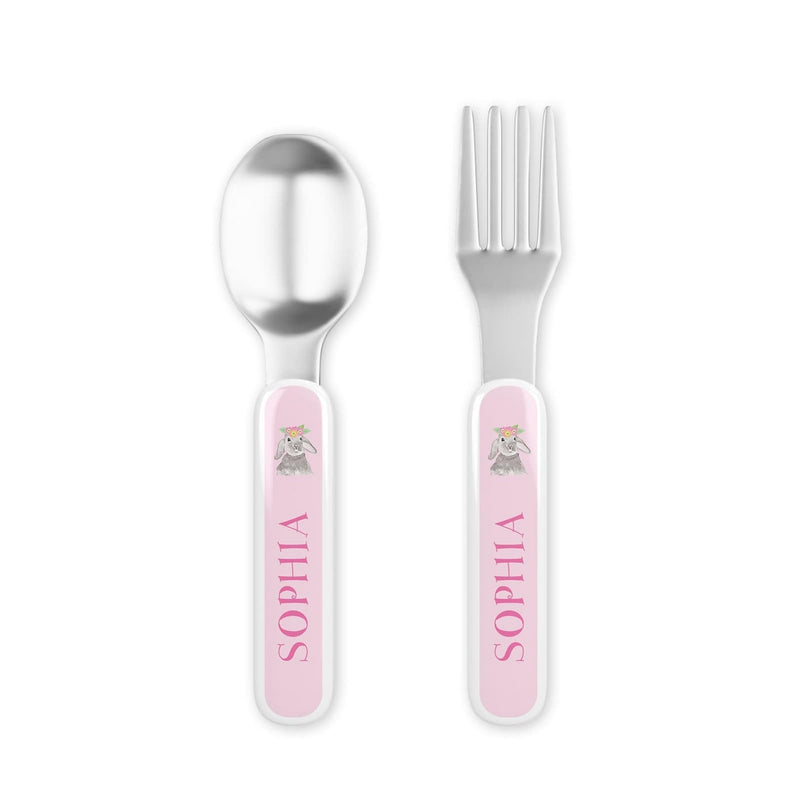 Bunny Love Tabletop Collection - Fork & Spoon Set