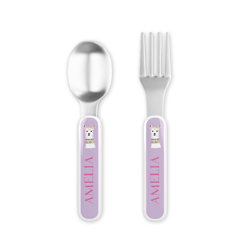 Llama Love Tabletop Collection - Fork & Spoon Set