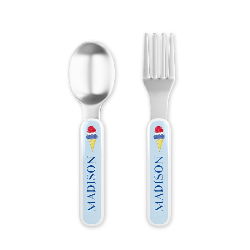 Red, White & Blue Tabletop Collection - Fork & Knife Set