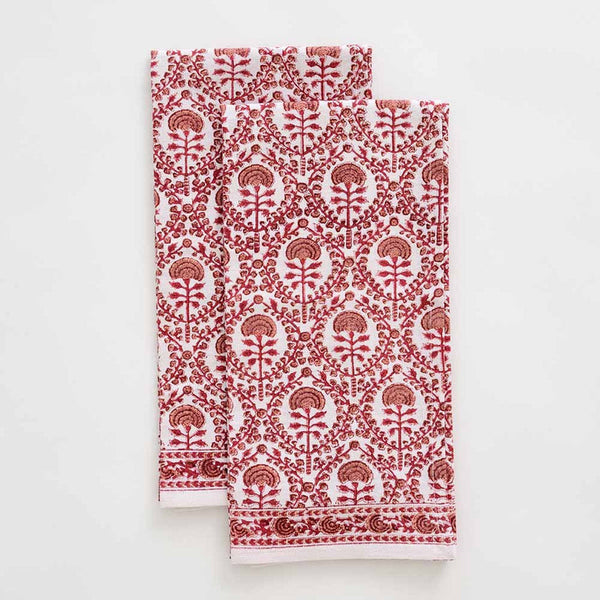 Tapestry Persimmon Tea Towels