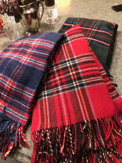 Tartan plaid throw blanket sale