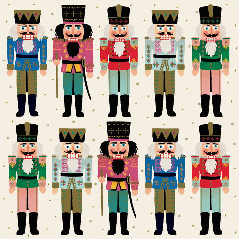 Nutcracker Paper Cocktail Napkins Hester Cook