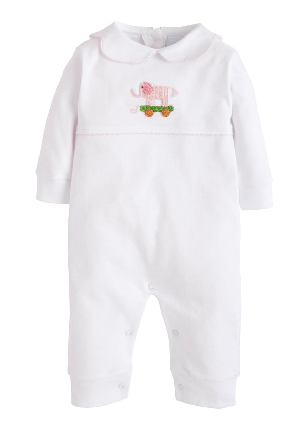 Elephant Crochet Playsuit - Little English