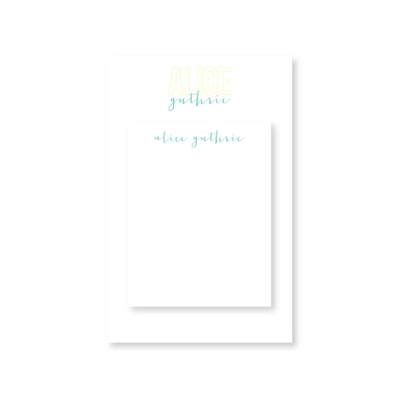 Alice Guthrie Partner Pair Notepads