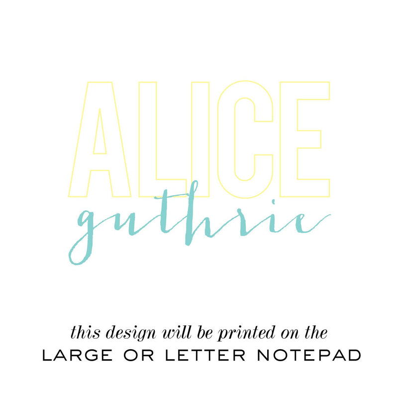 Alice Guthrie Partner Pair Notepads