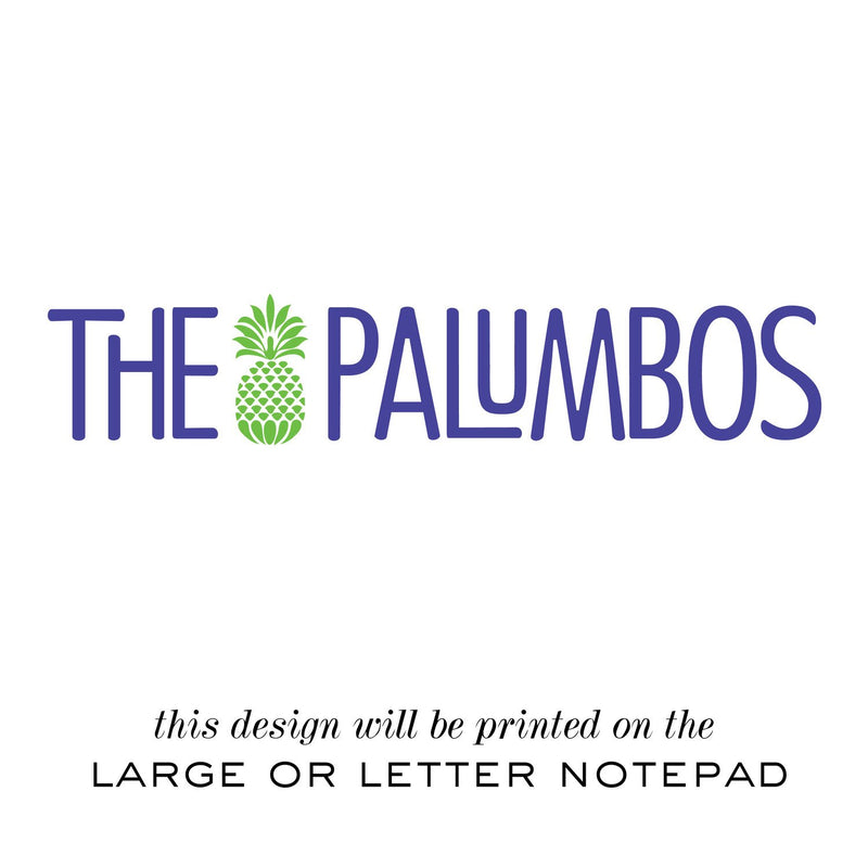 Palumbos Partner Pair Notepads - Personalized